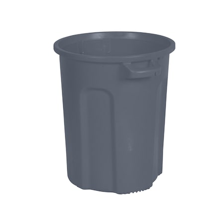 Toter 20 Gal. Round Trash Can w/ Lift Handle, Dark Gray Granite RND20-B0149